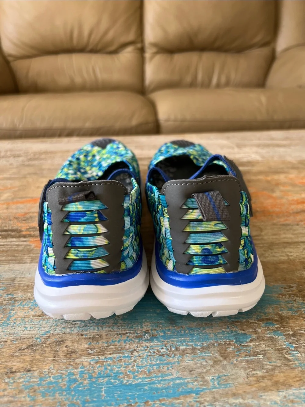 Cobb Hill by New Balance Wink woven Peep Toe Sneakers Size 9